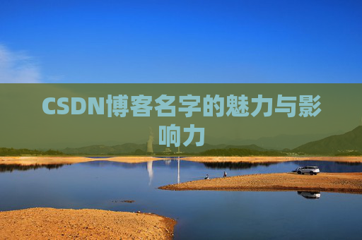 CSDN博客名字的魅力与影响力